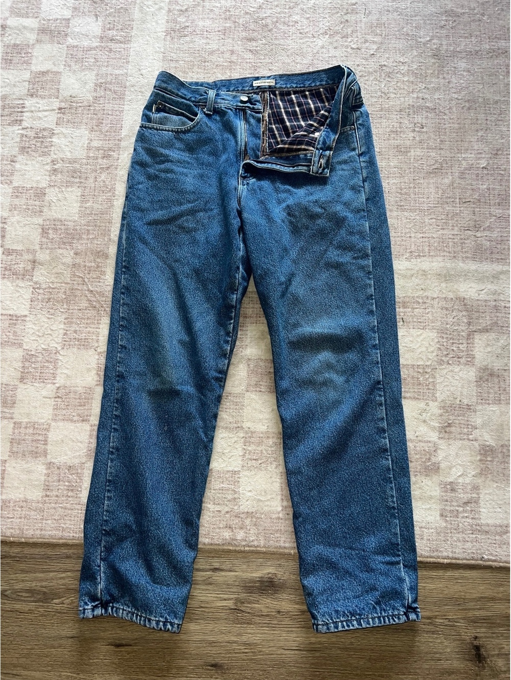 Ll Bean Flannel Lined Jeans